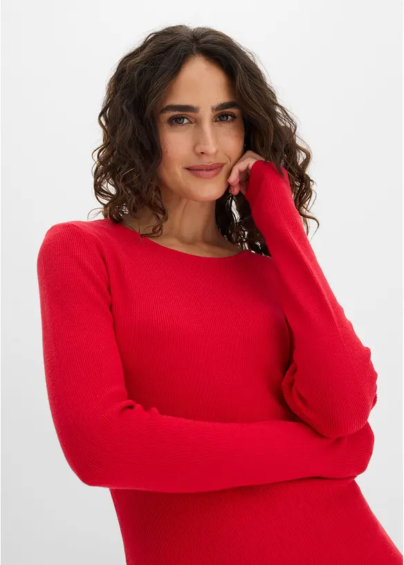 Abito in maglia di misto viscosa, bonprix