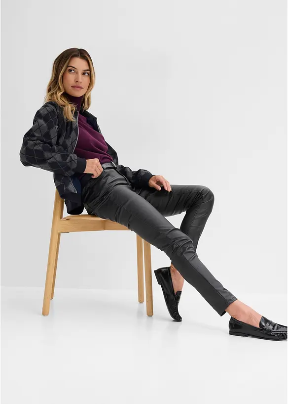 Pantaloni elasticizzati in misto viscosa, bonprix