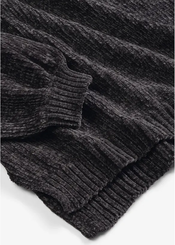 Maglione lungo in ciniglia, bonprix