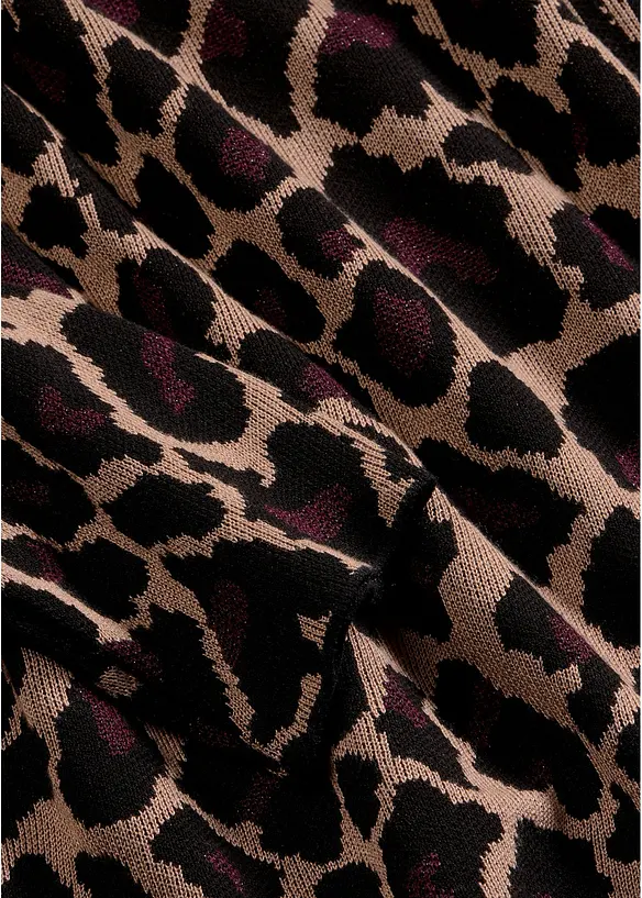 Maglione in filato fine con motivo jacquard, bonprix