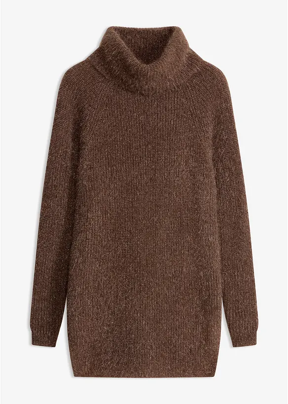 Maglione oversize a collo alto, bonprix