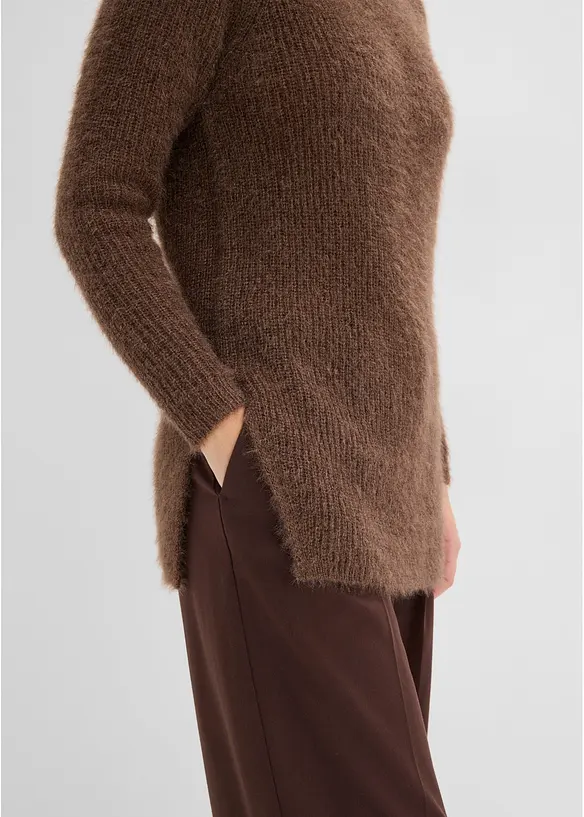 Maglione oversize a collo alto, bonprix