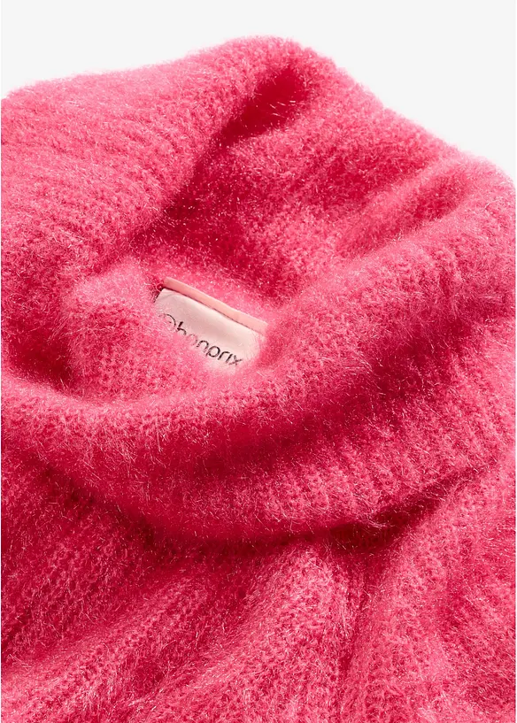 Maglione oversize a collo alto, bonprix