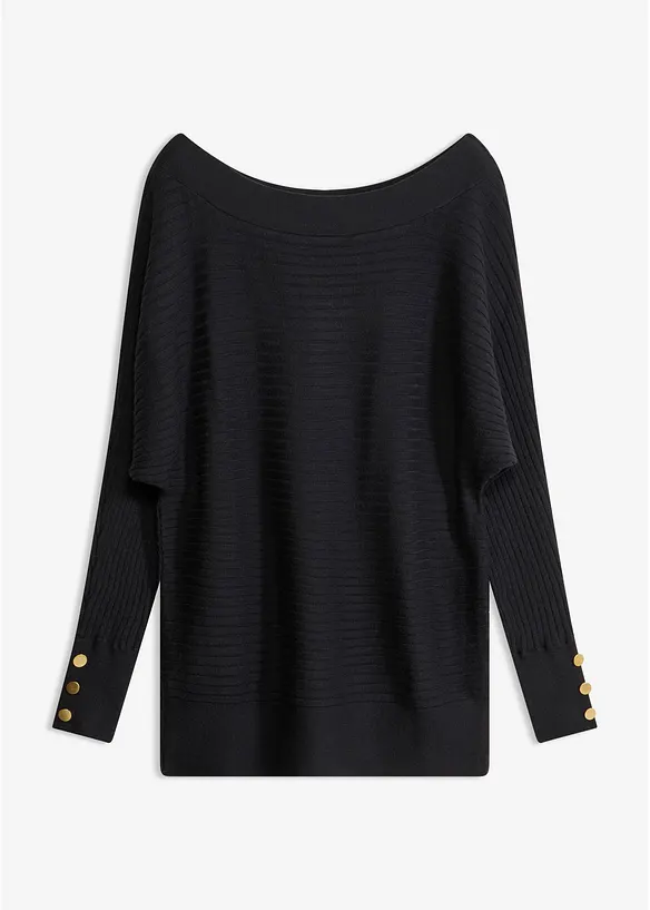 Maglione in filato fine misto viscosa, bonprix