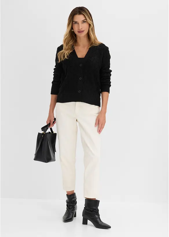 Cardigan traforato, bonprix