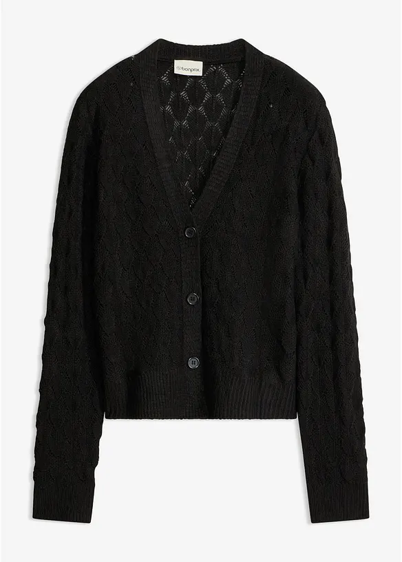 Cardigan traforato, bonprix