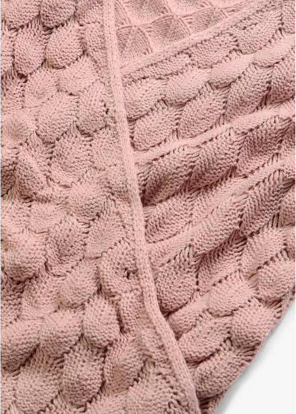 Maglione traforato con effetto a portafoglio, bonprix