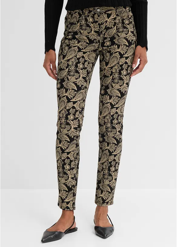 Pantaloni elasticizzati fantasia, bonprix