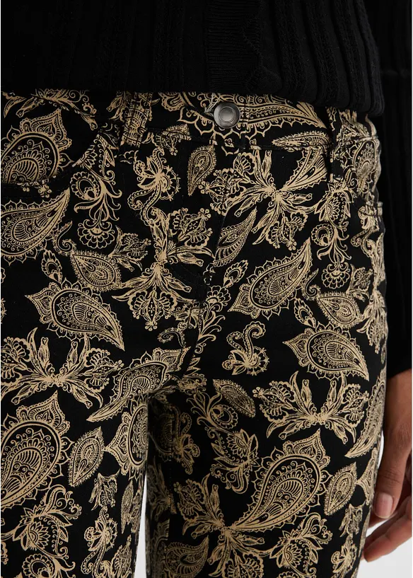 Pantaloni elasticizzati fantasia, bonprix