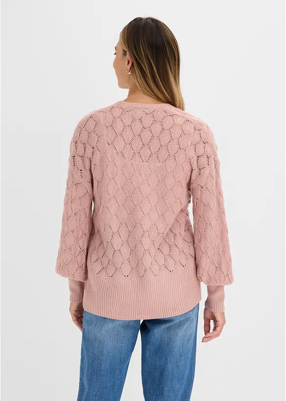 Cardigan traforato, bonprix