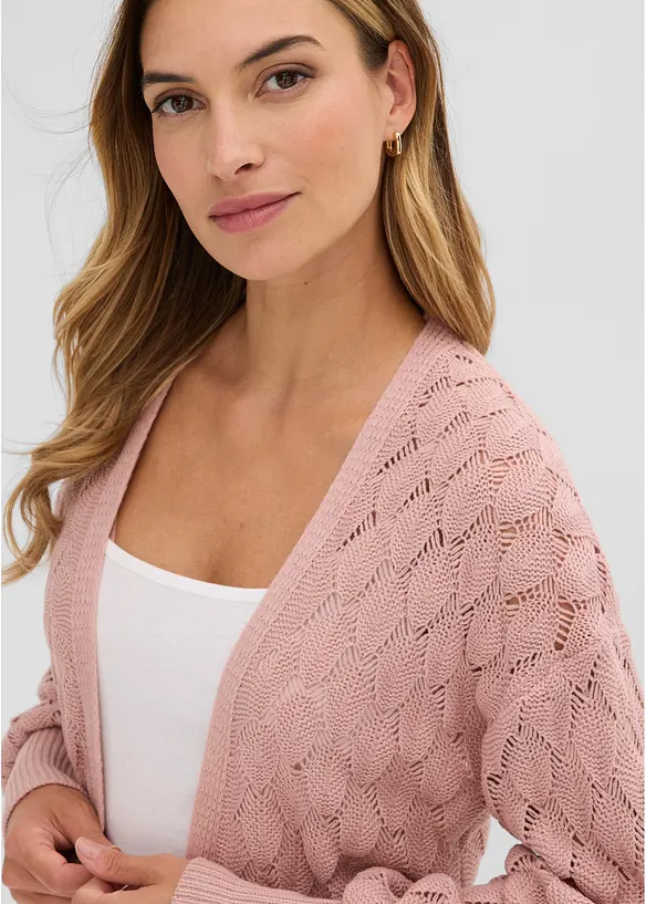 Cardigan traforato, bonprix