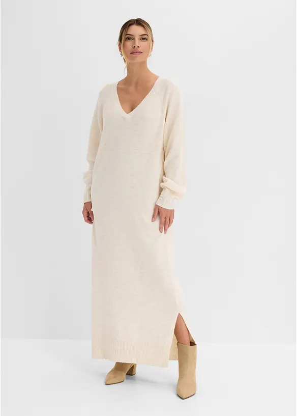 Abito midi oversize in maglia, bonprix