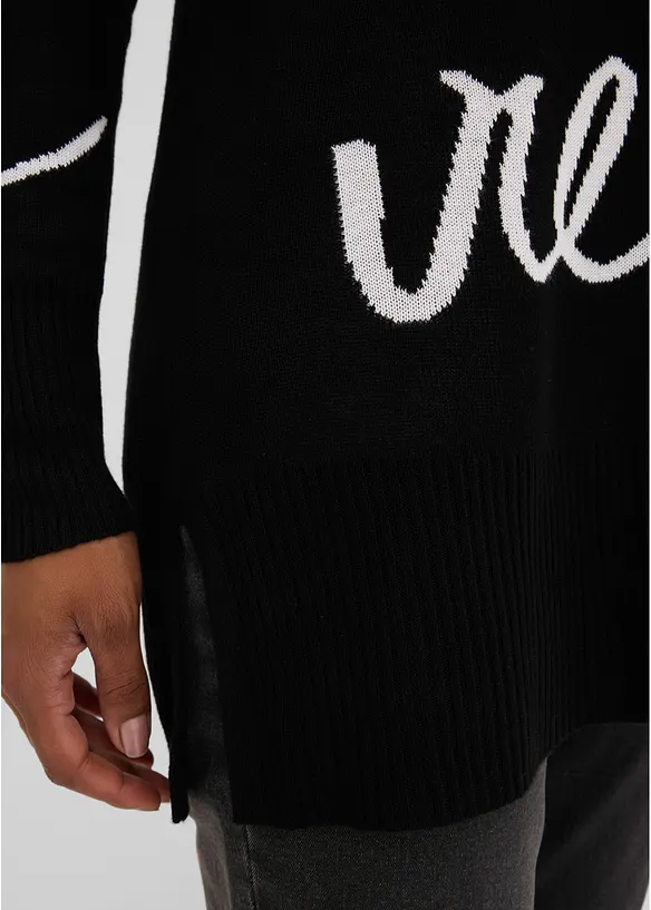 Maglione con scritta, bonprix