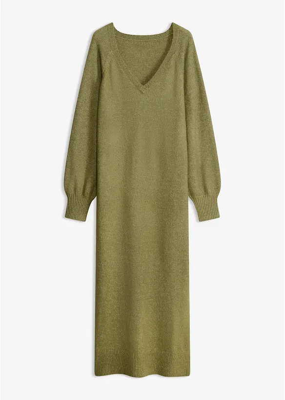 Abito midi oversize in maglia, bonprix