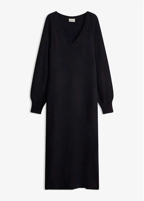 Abito midi oversize in maglia, bonprix