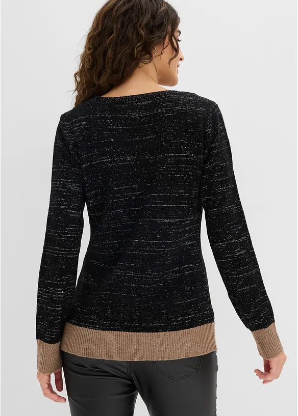 Maglione con fiocco, bonprix