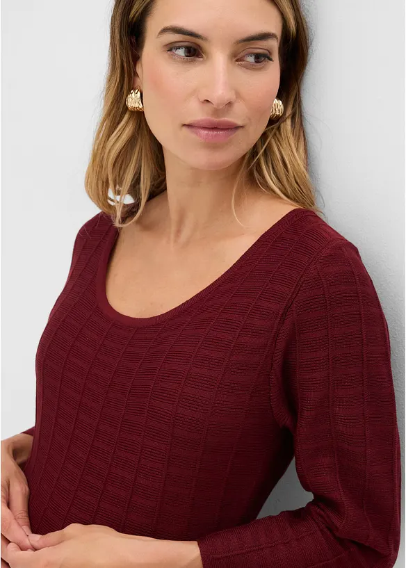 Abito in maglia di misto viscosa morbido, bonprix