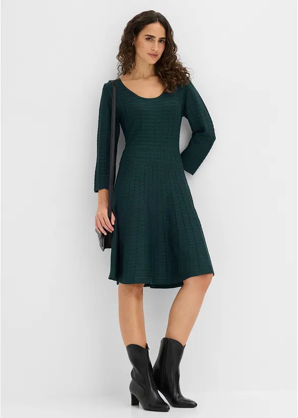 Abito in maglia di misto viscosa morbido, bonprix