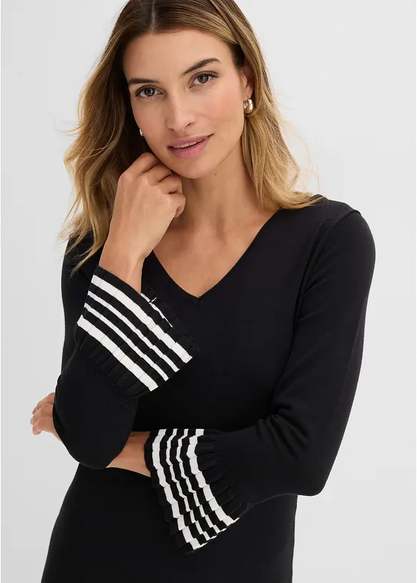 Abito in maglia di misto viscosa morbido, bonprix