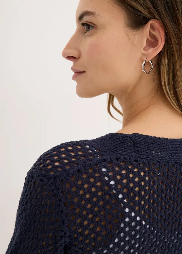 Cardigan traforato, bonprix