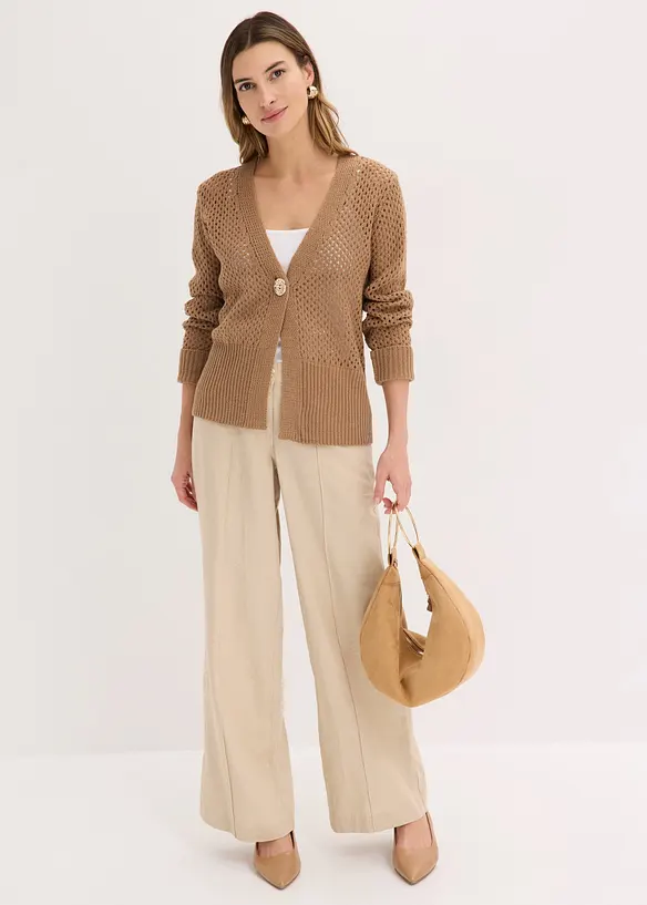 Cardigan traforato, bonprix