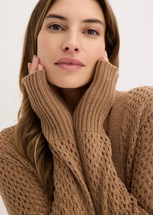 Cardigan traforato, bonprix