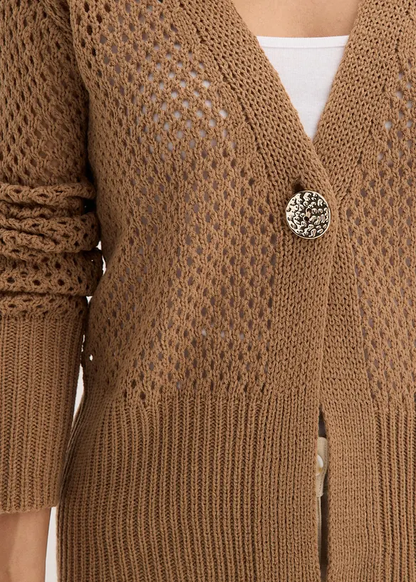 Cardigan traforato, bonprix