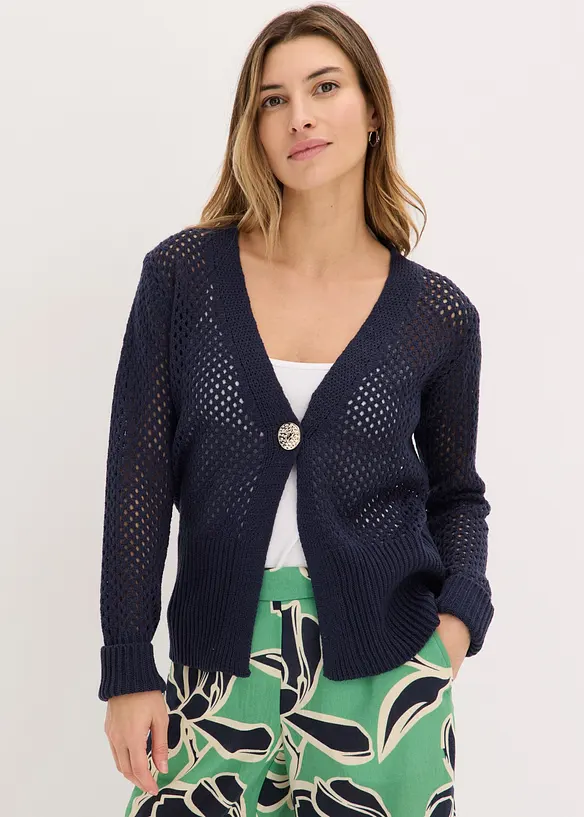 Cardigan traforato, bonprix