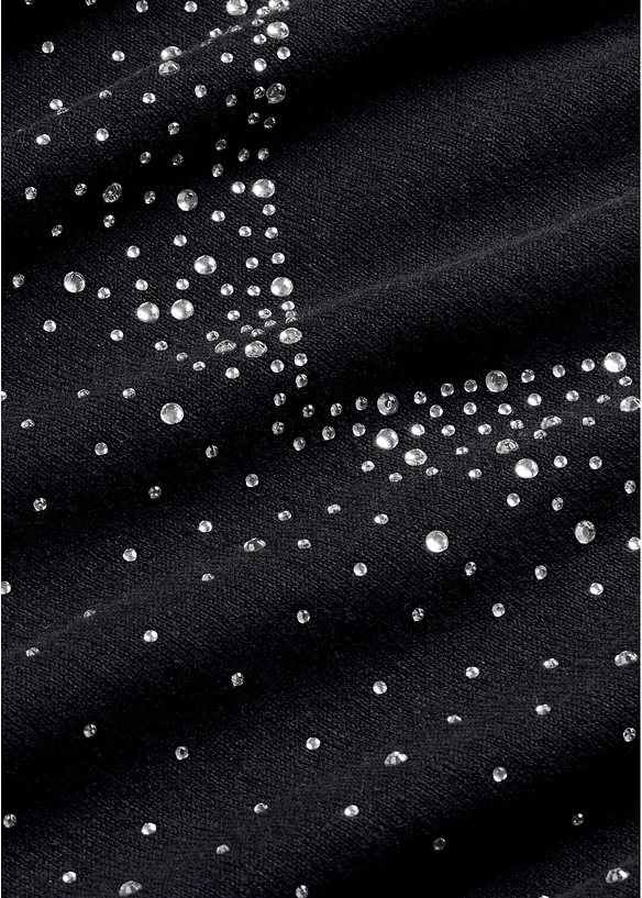 Maglione lungo in misto cotone, bonprix