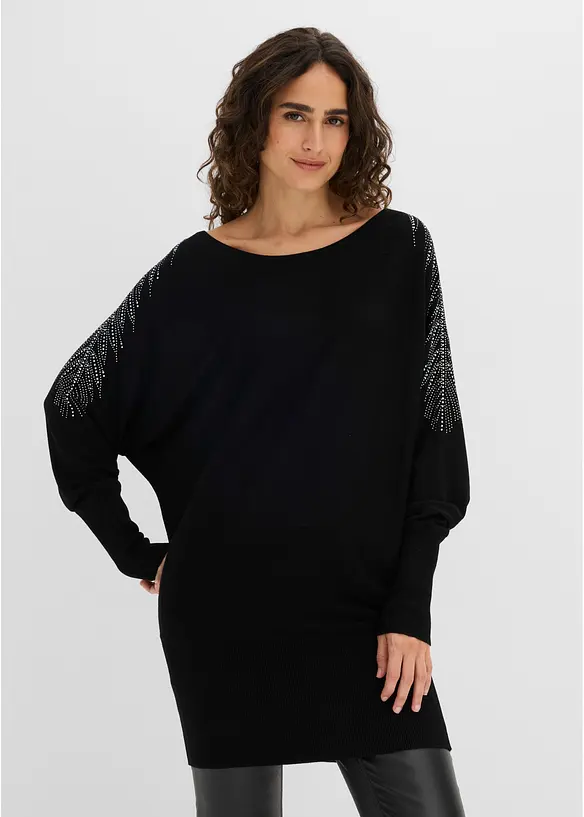 Maglione in filato fine misto viscosa, bonprix