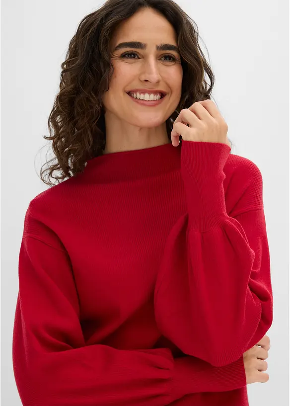 Maglione oversize in misto viscosa, bonprix