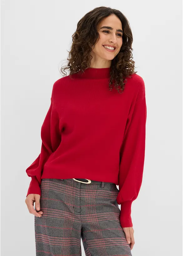 Maglione oversize in misto viscosa, bonprix