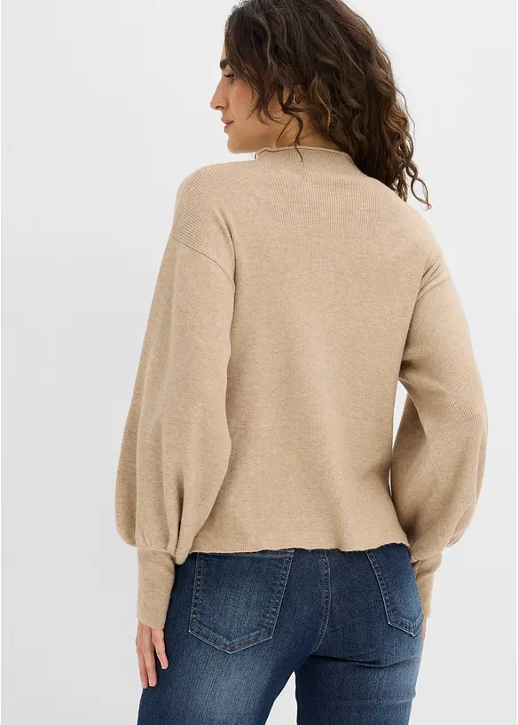 Maglione oversize in misto viscosa, bonprix