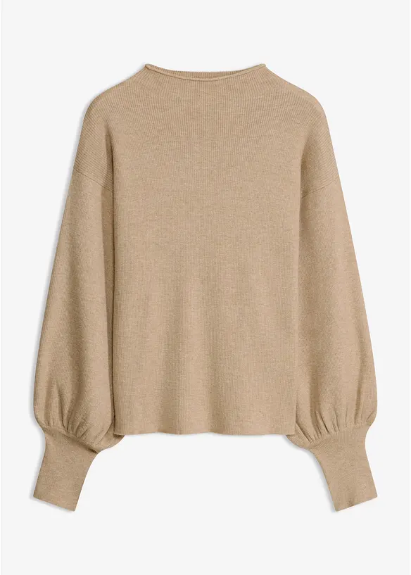 Maglione oversize in misto viscosa, bonprix