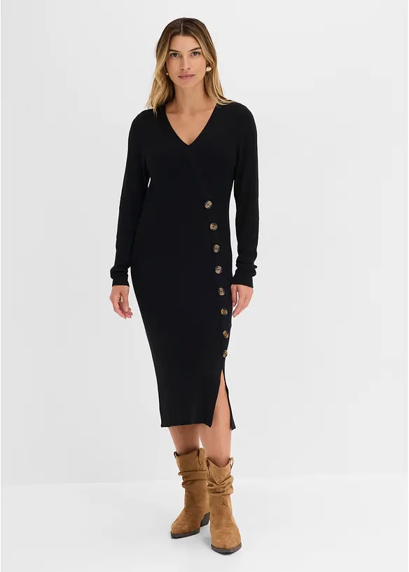 Abito in maglia misto viscosa, bonprix