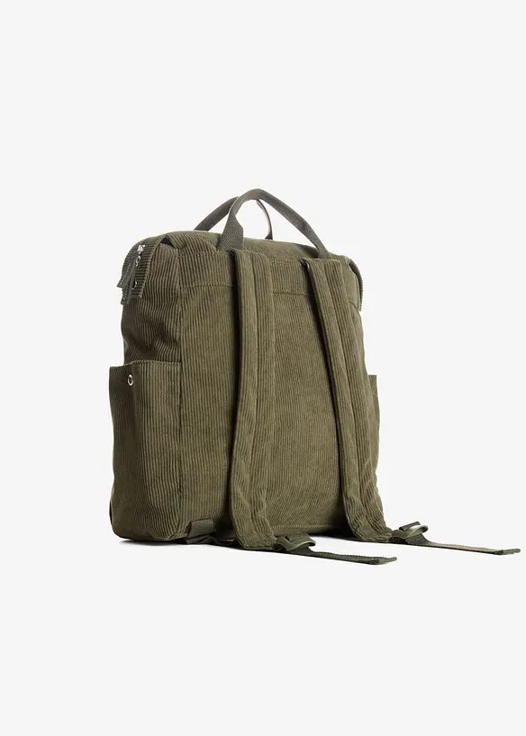 Zaino in stile velluto a coste, bonprix