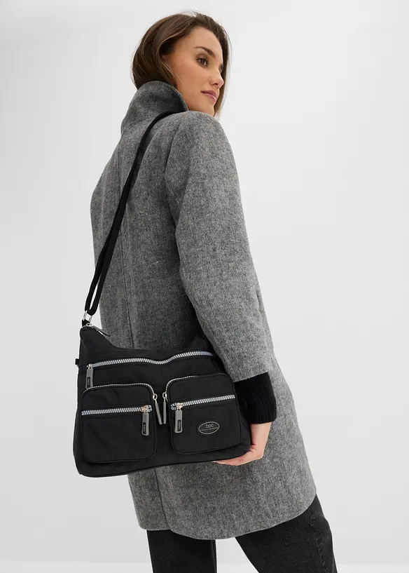 Borsa a tracolla con tasche esterne, bonprix