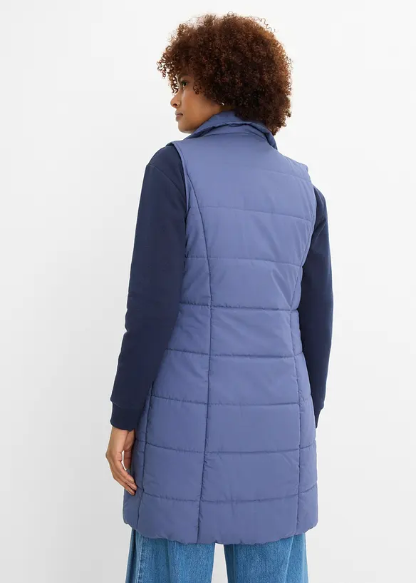 Gilet lungo a collo alto, bonprix