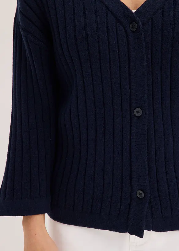 Cardigan in misto viscosa, bonprix