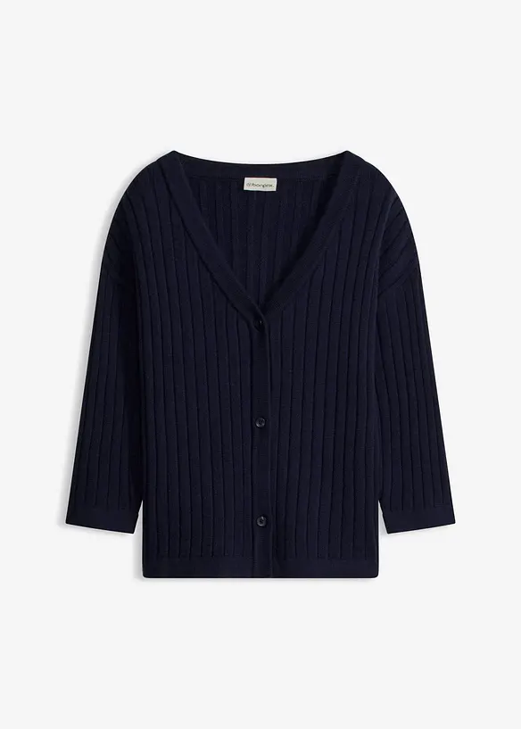 Cardigan in misto viscosa, bonprix
