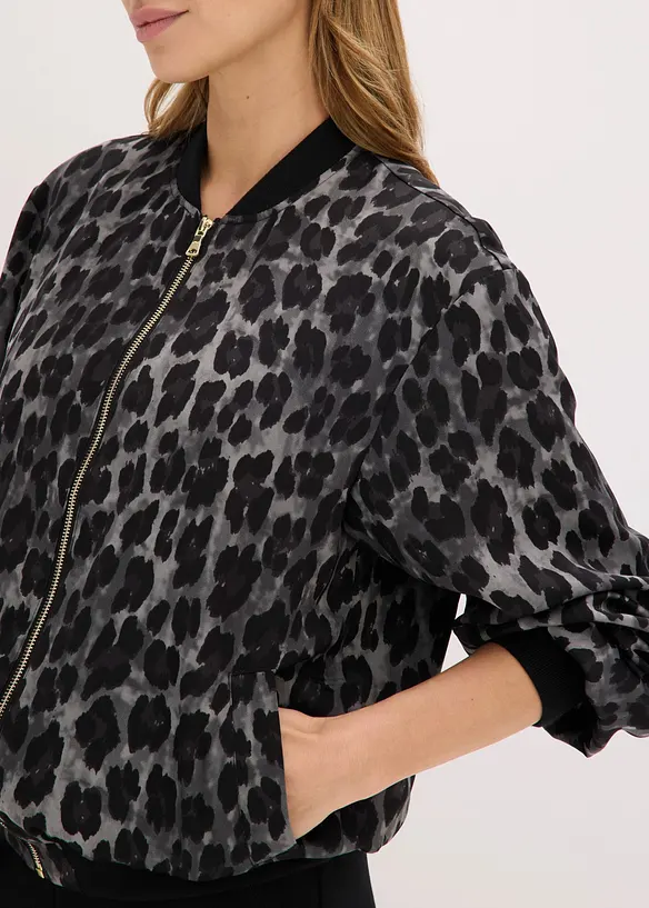 Bomber in satin fluido, bonprix