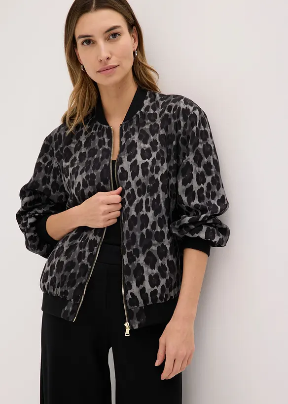 Bomber in satin fluido, bonprix