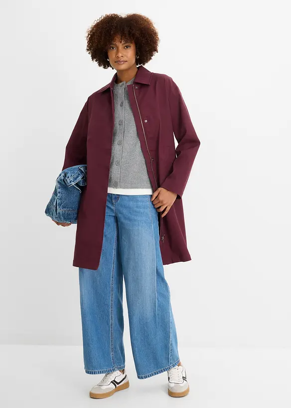 Trench oversize idrorepellente, bonprix