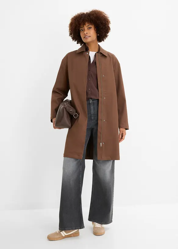 Trench oversize idrorepellente, bonprix