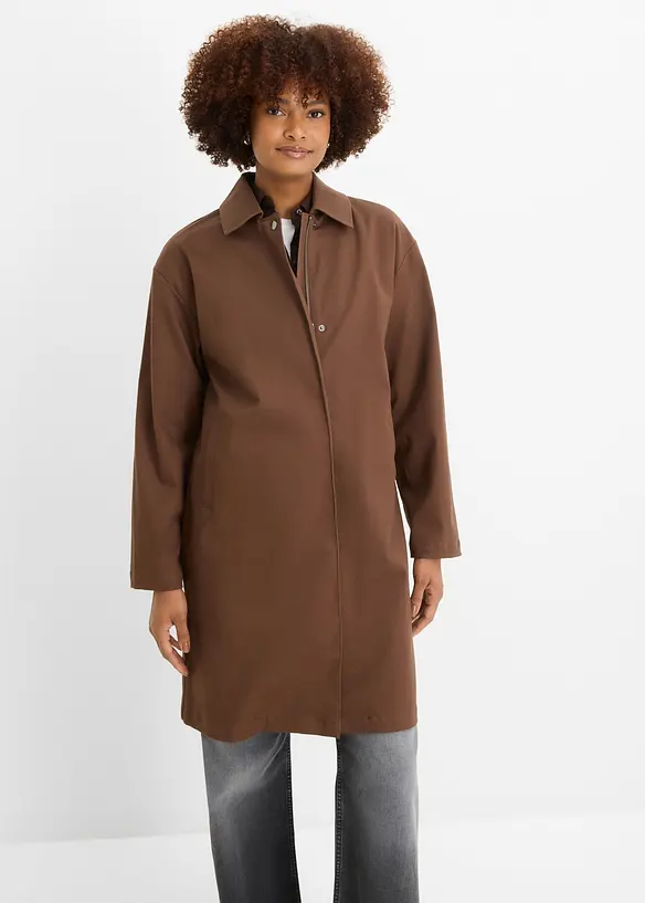 Trench oversize idrorepellente, bonprix