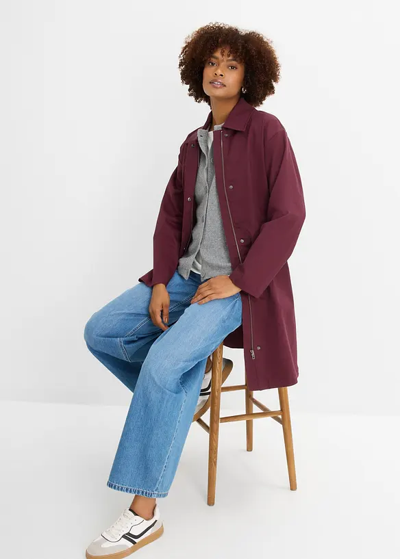 Trench oversize idrorepellente, bonprix