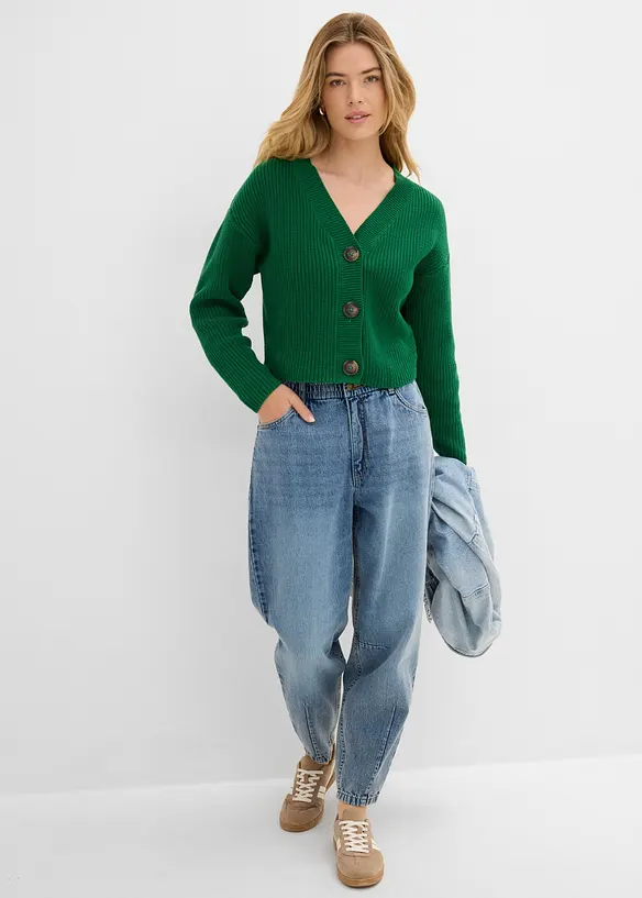 Maglione in filato grosso di puro cotone, bonprix