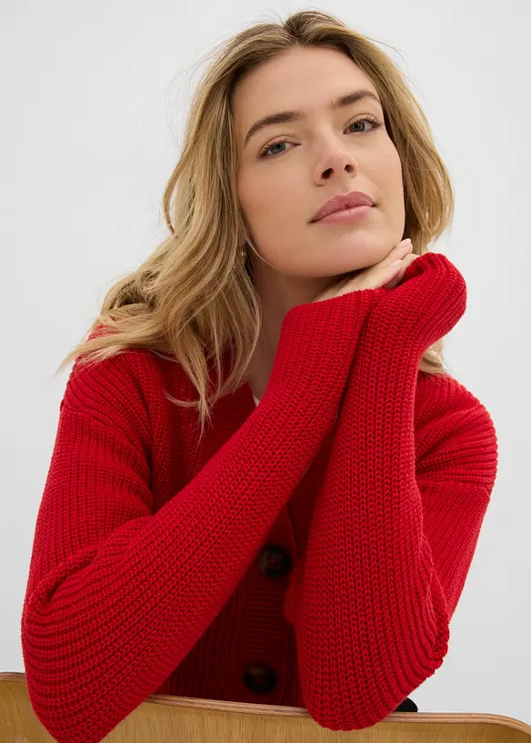 Maglione in filato grosso di puro cotone, bonprix