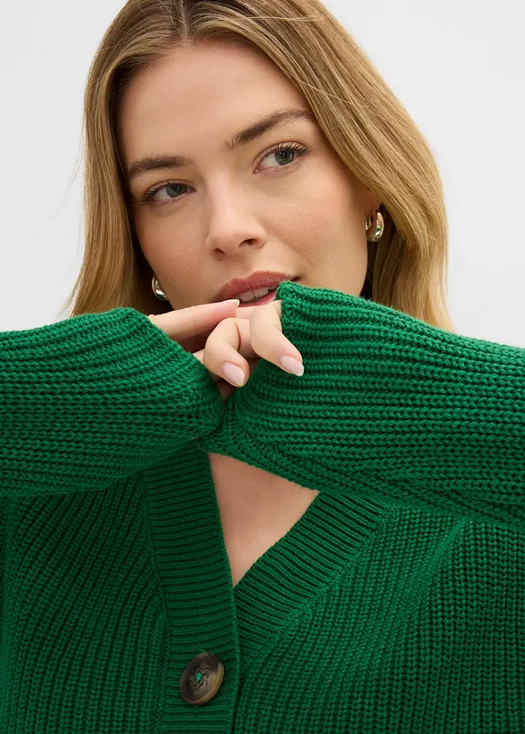Maglione in filato grosso di puro cotone, bonprix