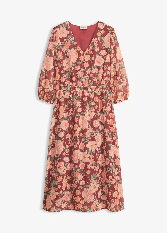 Abito  svasato in chiffon, bonprix